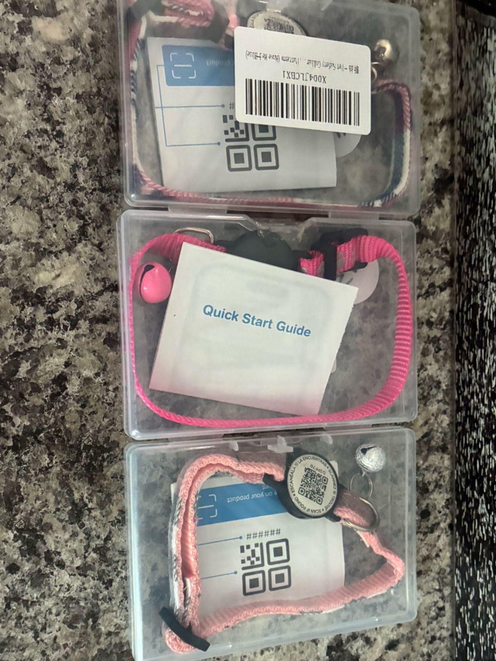 3 Pink Cat Collars - GPS TRACKING - Picture 3 of 3
